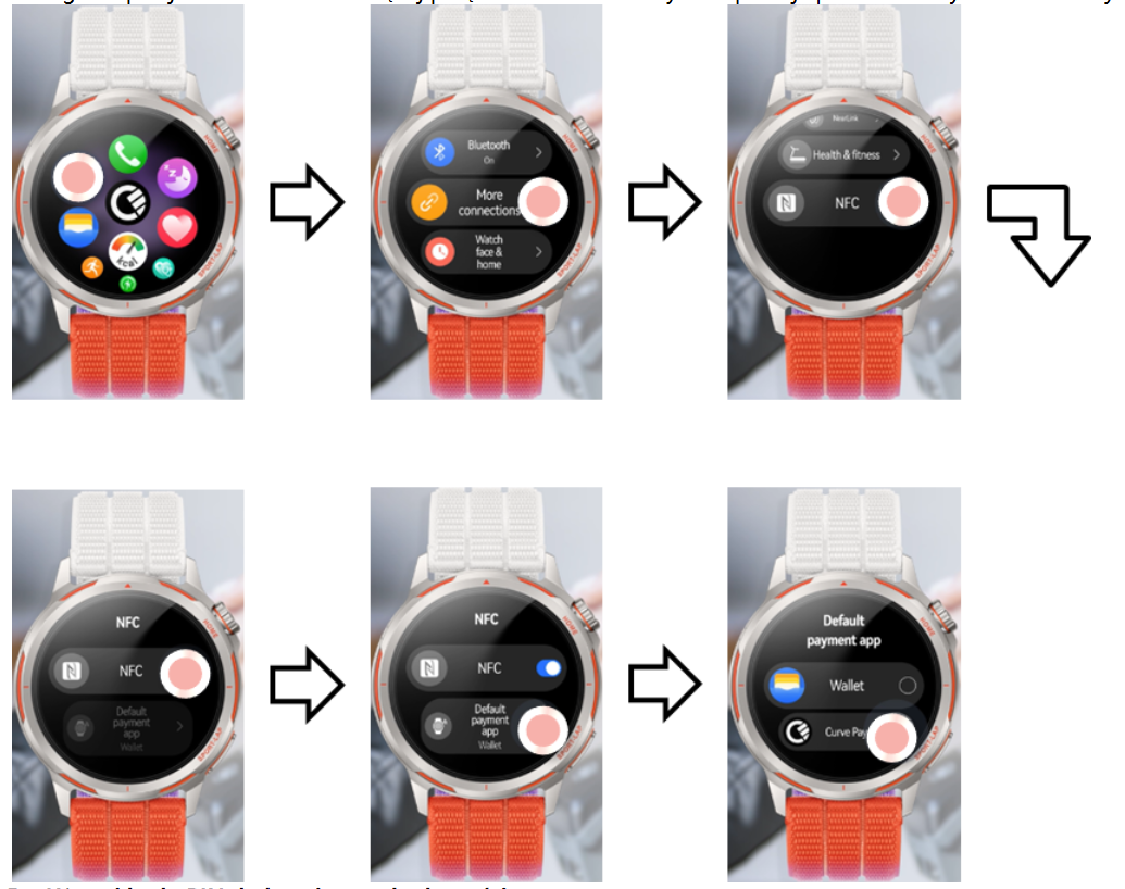 Krok 4 - Konfiguracja NFC na zegarkach Huawei Watch