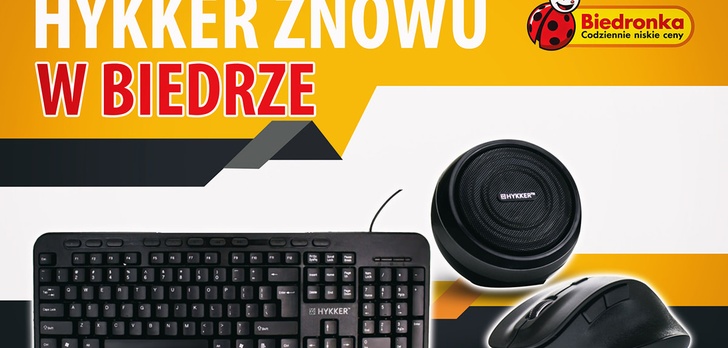Tani sprzęt Hykker od jutra w Biedronce