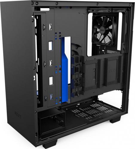 Nzxt Nzxt H500 okno, czarno niebieski (CA-H500B-BL )