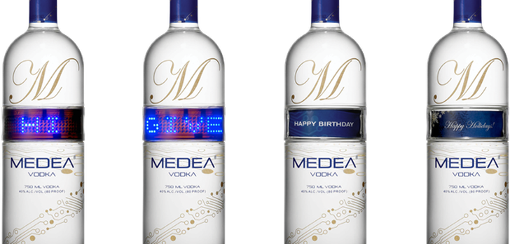 Wódka z LED, która mówi!