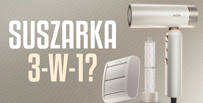 Z nią zrobisz loki i wyprostujesz włosy! Test suszarki MOVA Flip 10