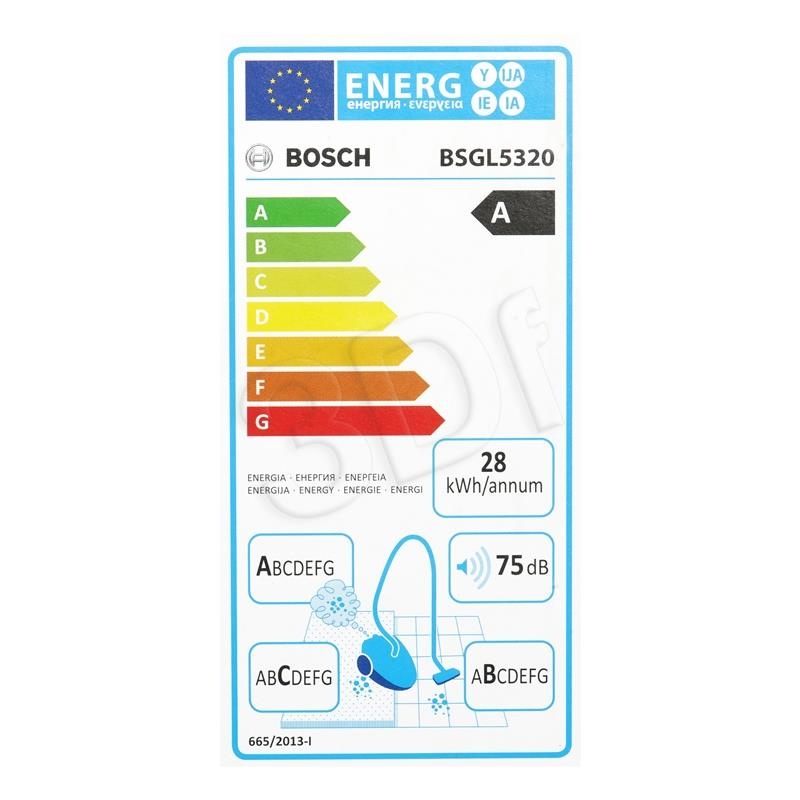 Odkurzacz Bosch BSGL 5320 (Z workiem 700W Czerwony)