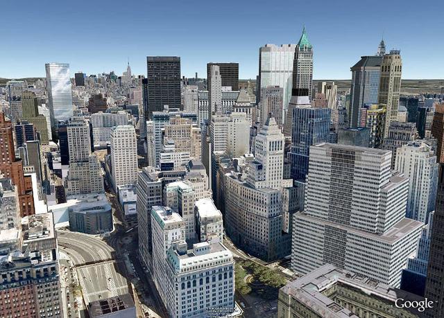 Trójwymiarowe miasto – Nowy York w Google Earth
