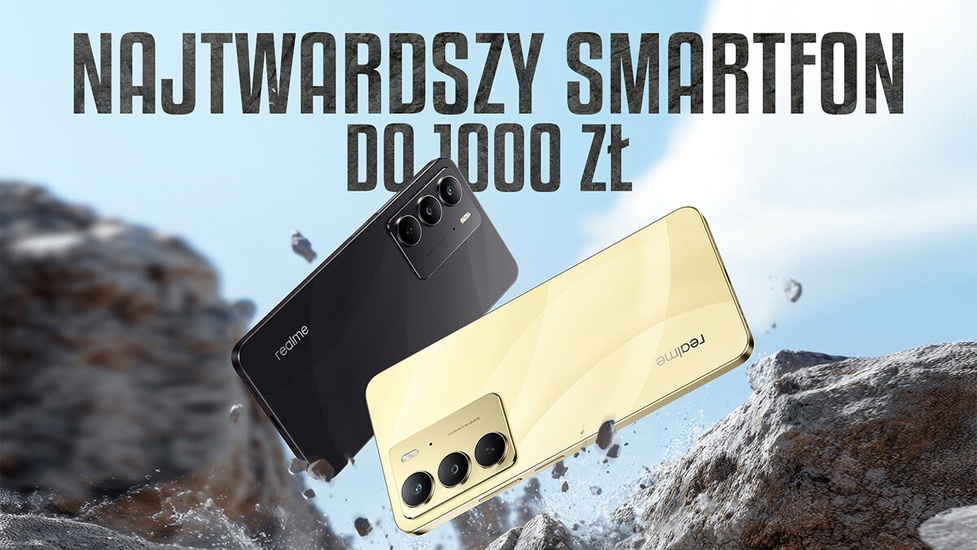 Najbardziej wytrzymały smartfon do 1000 złotych. Oto realme C75