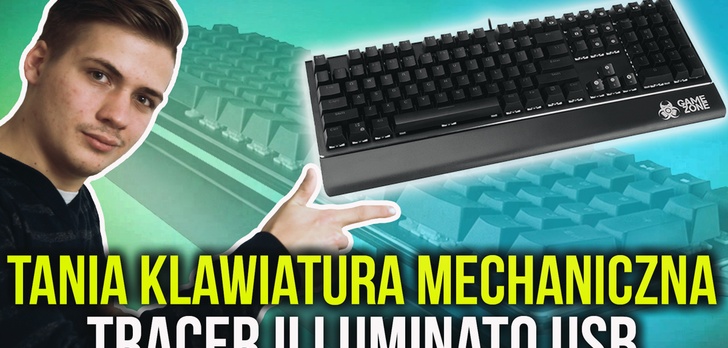 Tania Klawiatura Mechaniczna - Tracer Illuminato USB