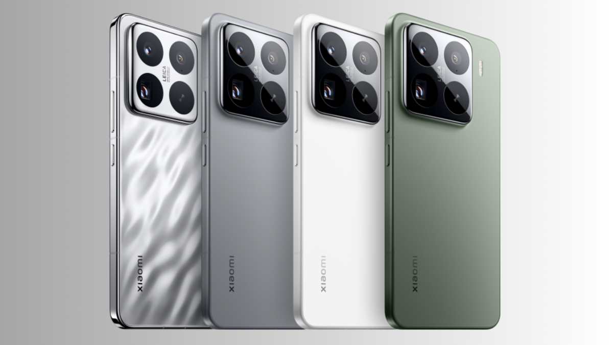 Zestaw dostępnych kolorów Xiaomi 15