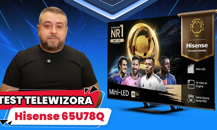 Porządny Mini LED z dobrym kontrastem - Hisense U78Q