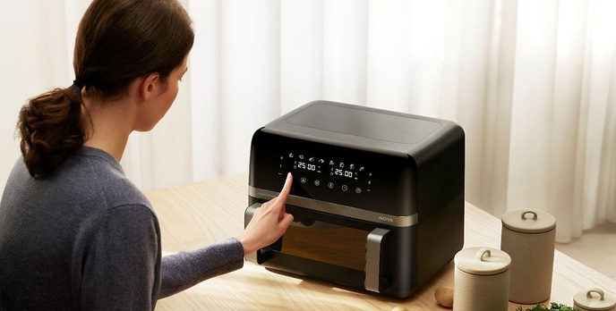 Nowy airfryer Mova gotuje dwa dania jednocześnie - AeroChef FD20 Pro z przełomową funkcją FlexZone!