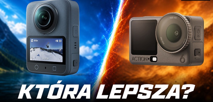 DJI Osmo Action 6 vs DJI Osmo 360 - którą kamerę wybrać i dla kogo?