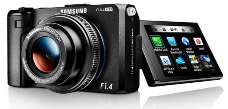 Nowy aparat SMART FOTO EX2F firmy Samsung - bardzo jasny obiektyw oraz funkcja łatwego udostępniania