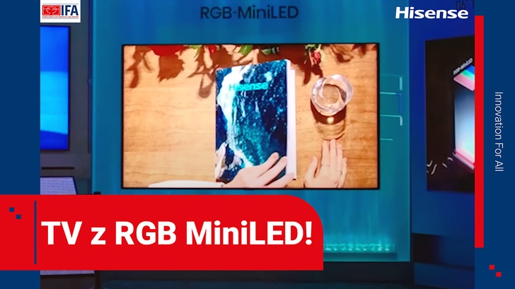 Hisense na IFA 2025: RGB MiniLED i współpraca z FIFA