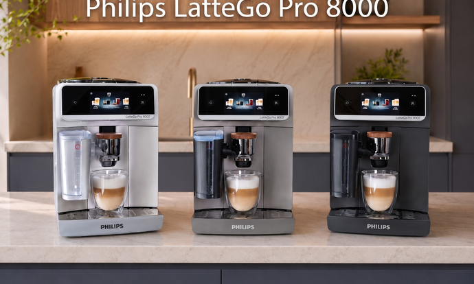 Nowe wersje ekspresu Philips LatteGo Pro 8000 - Estetyka na równi z funkcjonalnością?