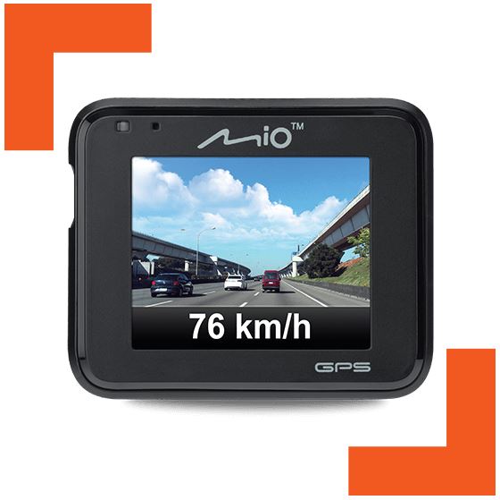 MiVue C380 Dual posiada ekran o sporej przekątnej.