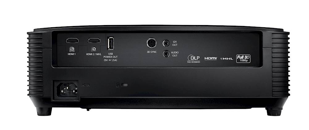 Optoma HD144X z tyłu