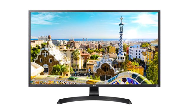 LG 32UD59-B może pochwalić się wysoką jakością wykonania i designem