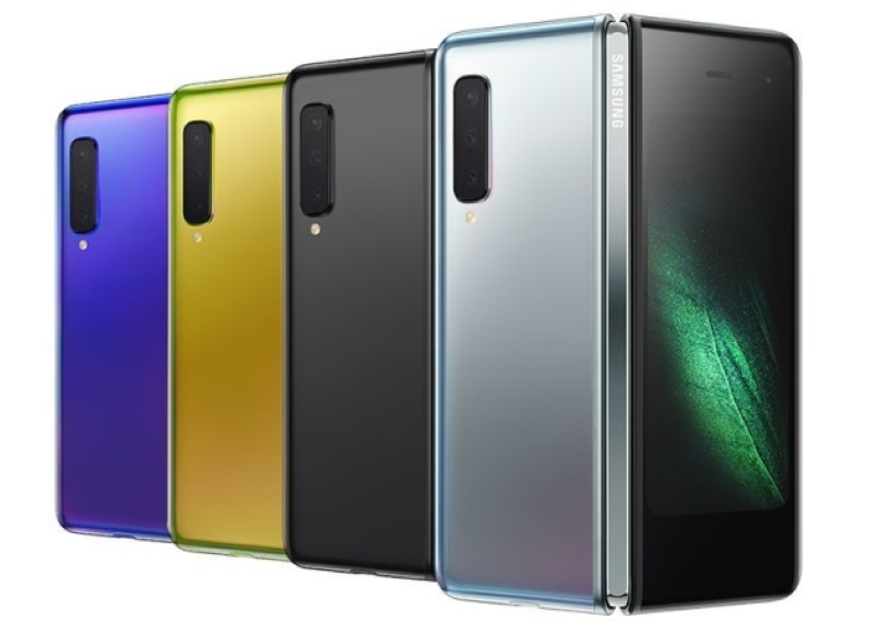 Samsung Galaxy Fold dostępny jest w 4 wersjach kolorystycznych