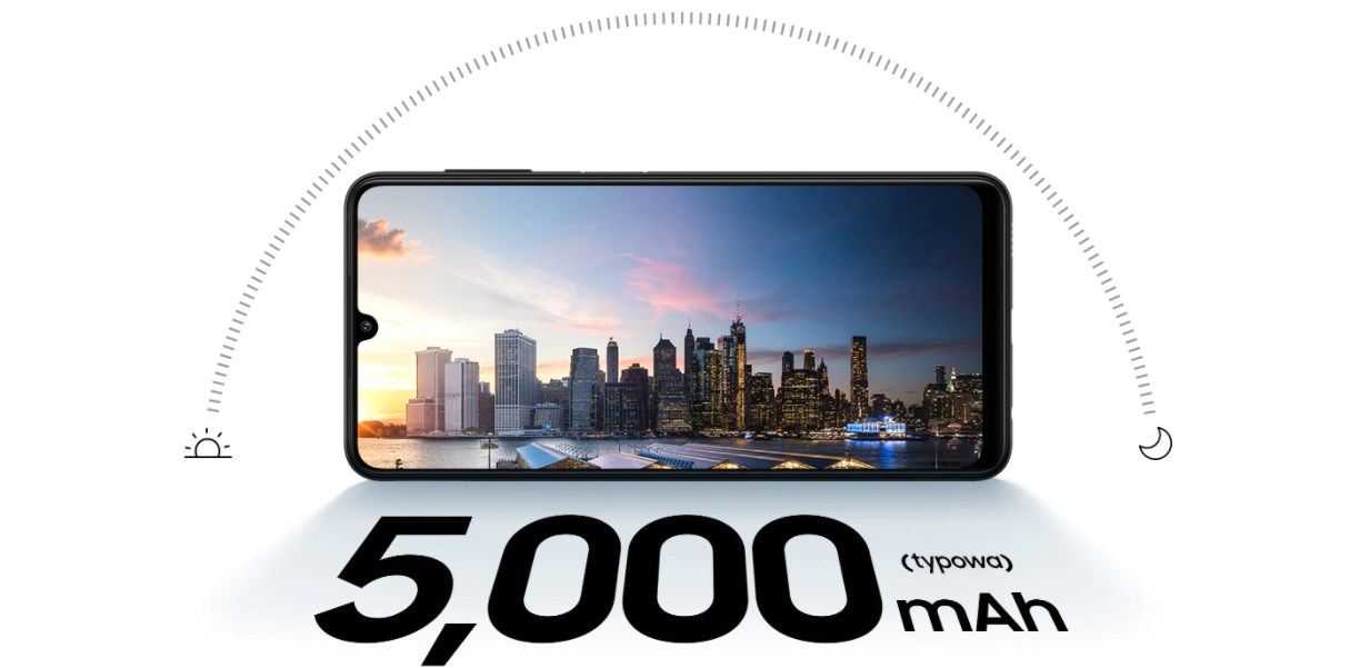 Galaxy A22 bateria 5000 mAh