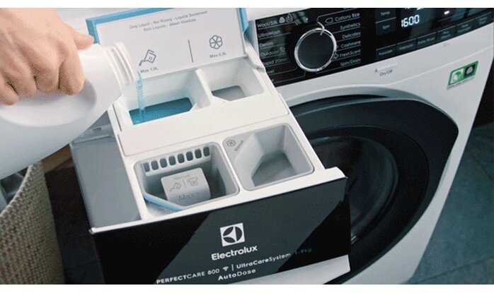 Pralka Electrolux EW8F169ASPA dozowanie detergentu