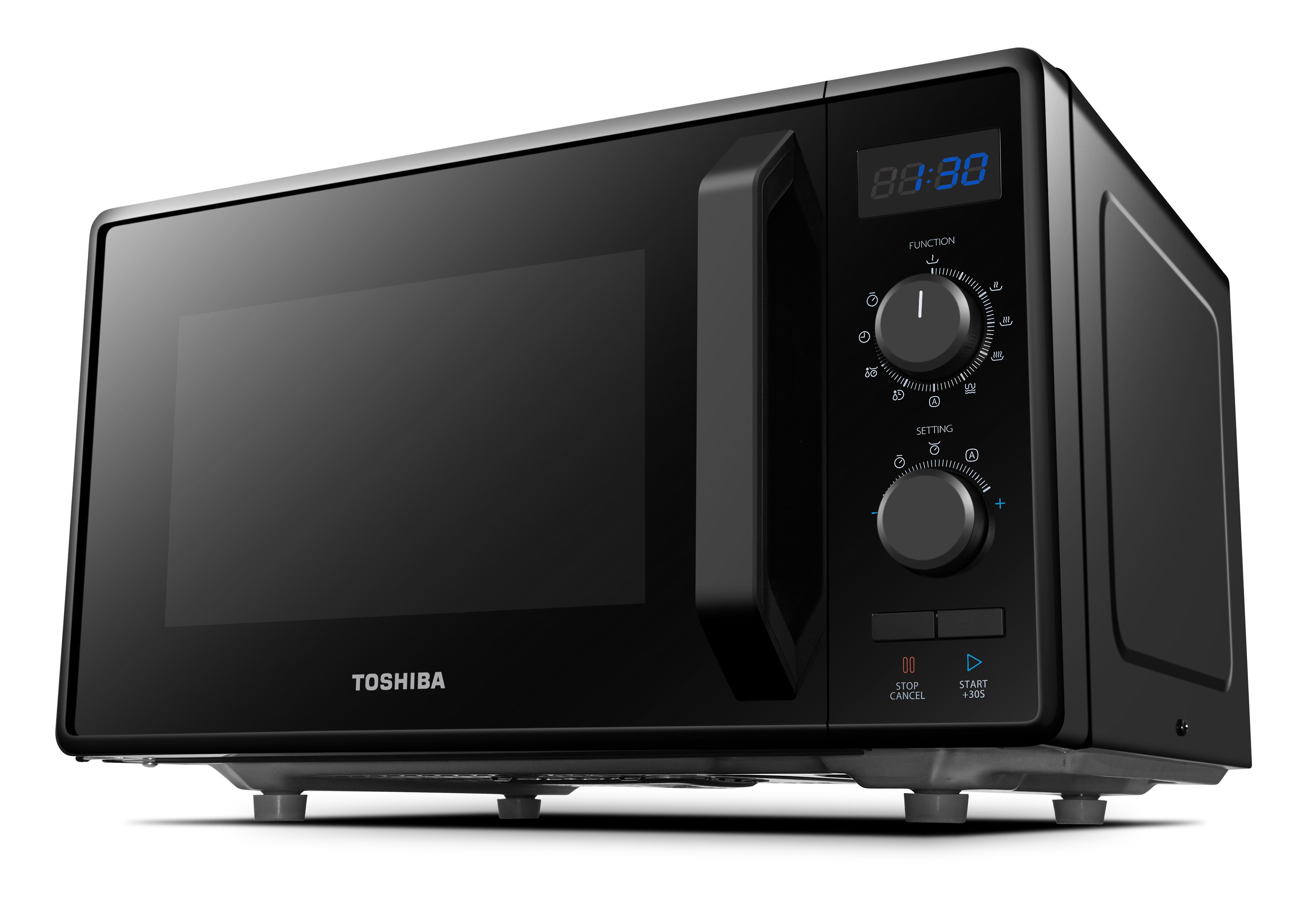Kuchenka mikrofalowa Toshiba z wyświetlaczem