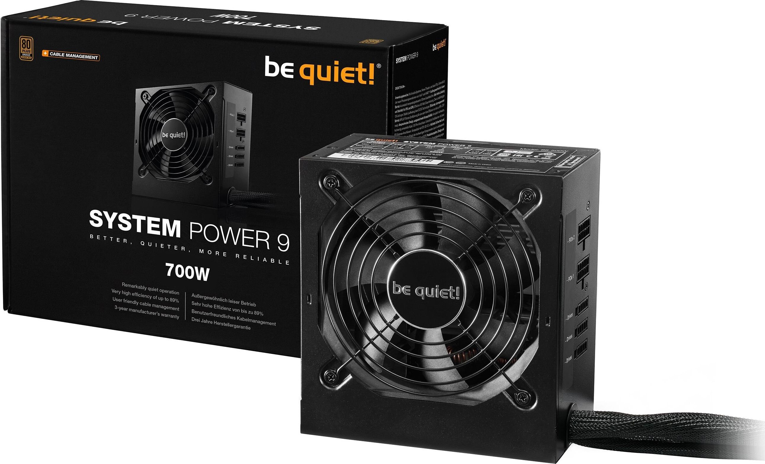 Zasilacz BE QUIET 700W