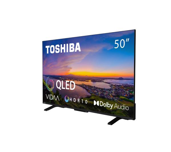 Toshiba telewizor 50qv2363dg widok skos