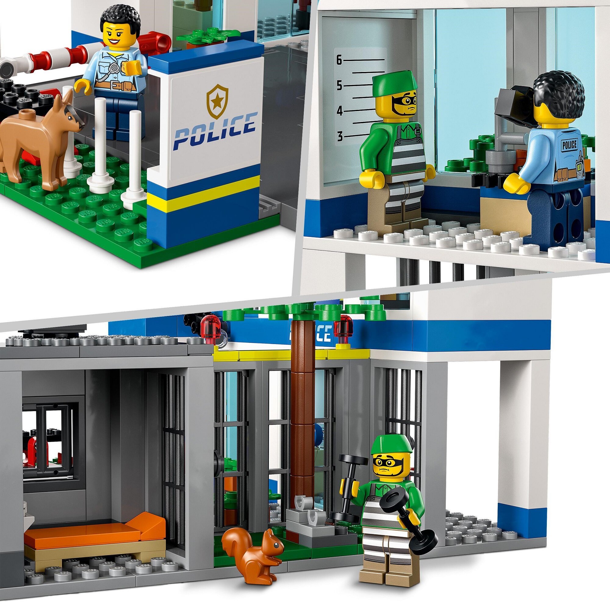 LEGO City Posterunek policji 60316 figurki