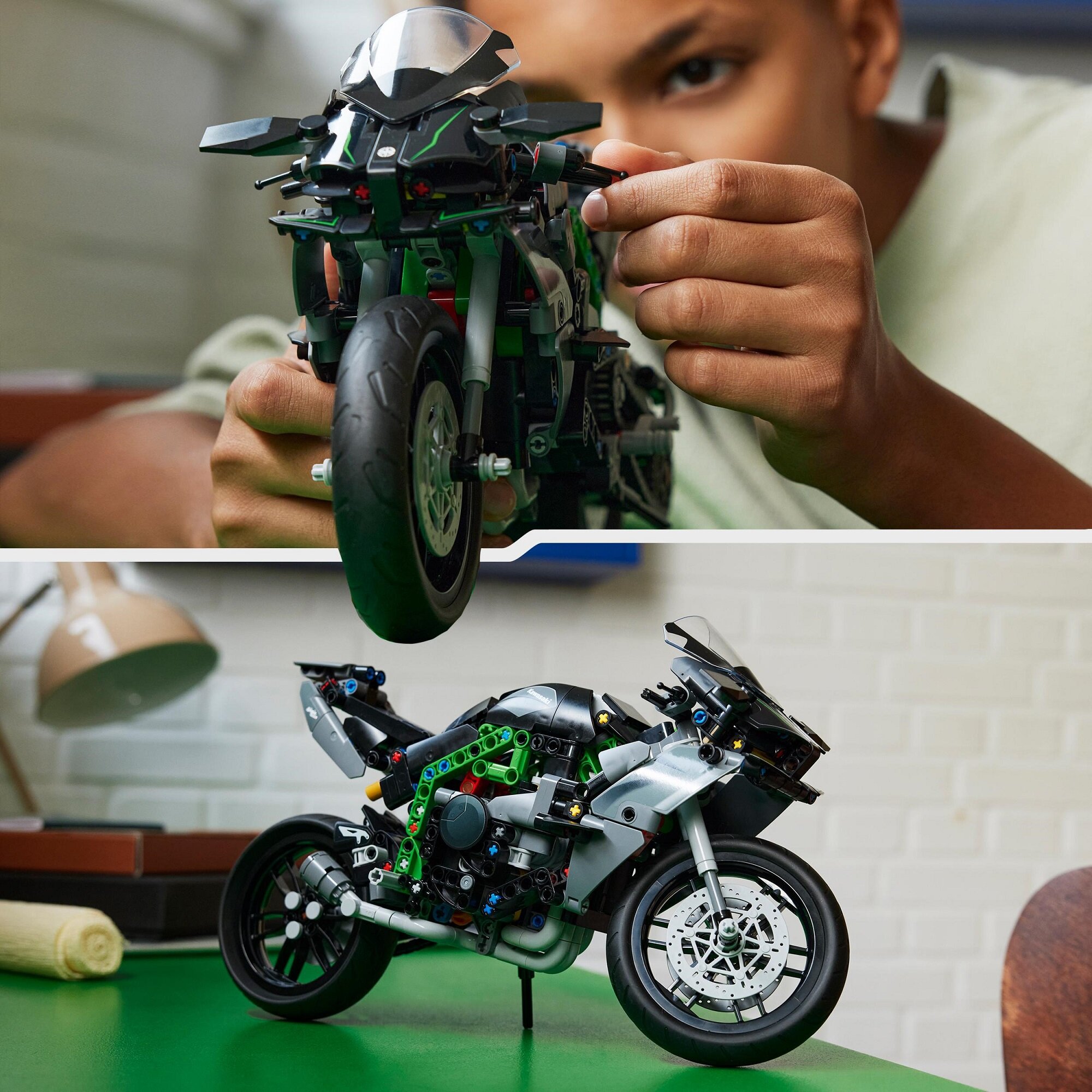 LEGO 42170 Technic Motocykl Kawasaki Ninja H2R wygląd