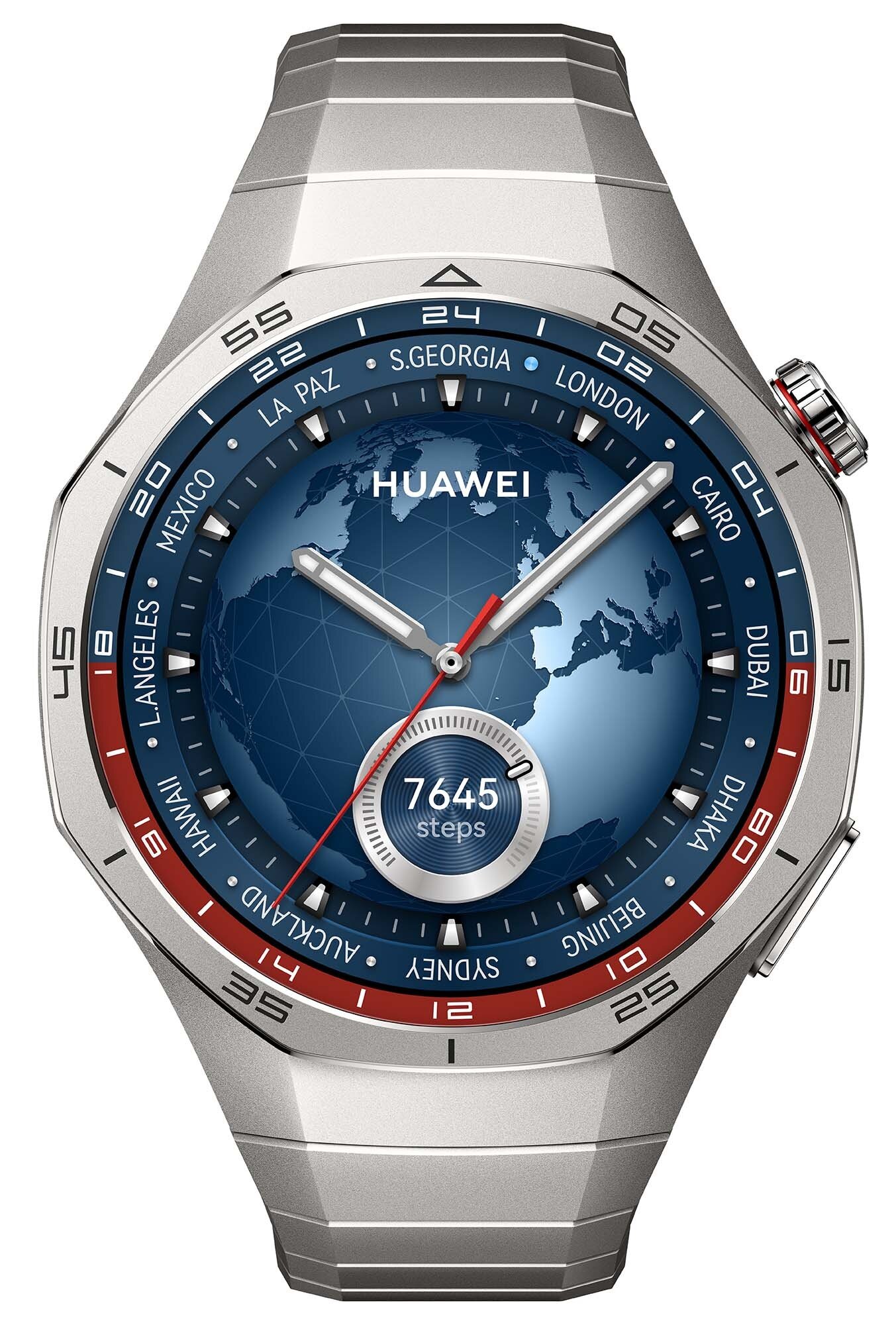 Smartwatch HUAWEI Watch GT 5 Pro Elite 46mm Srebrny design z przodu