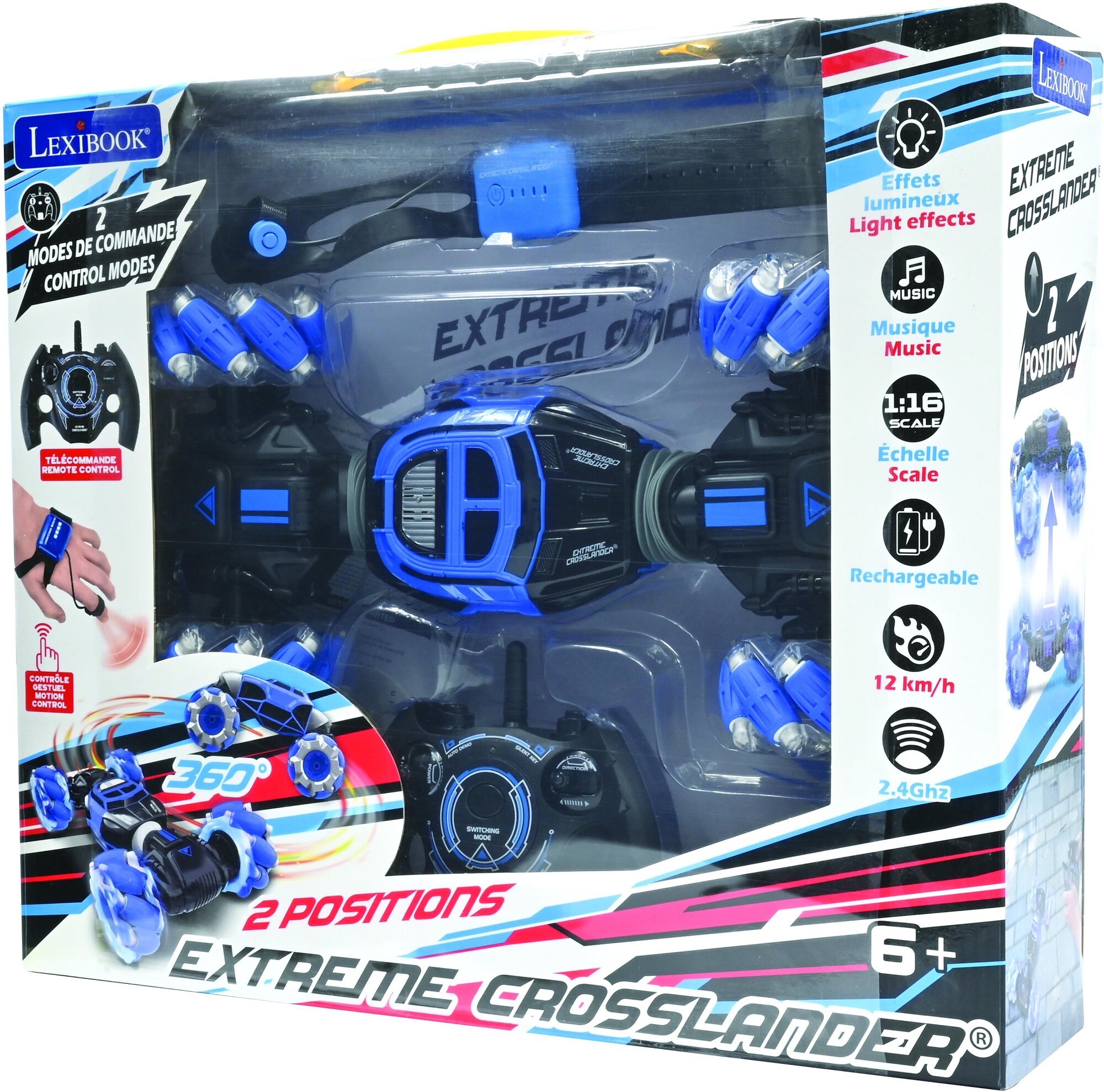 Samochód zdalnie sterowany LEXIBOOK Extreme Crosslander RC50 pudełko