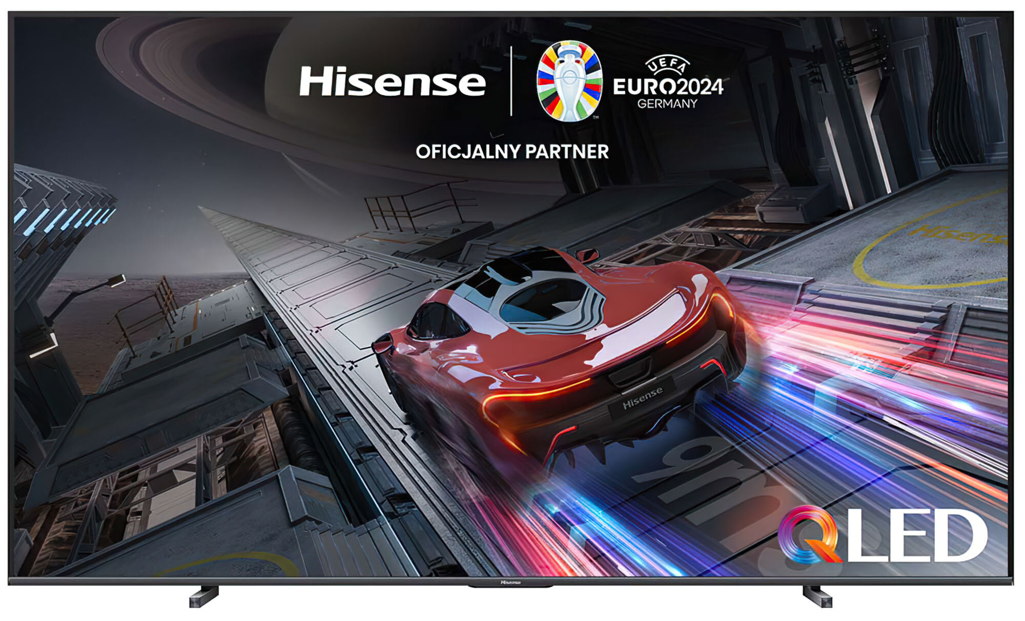 100-calowy telewizor HISENSE 100E7NQ Pro front