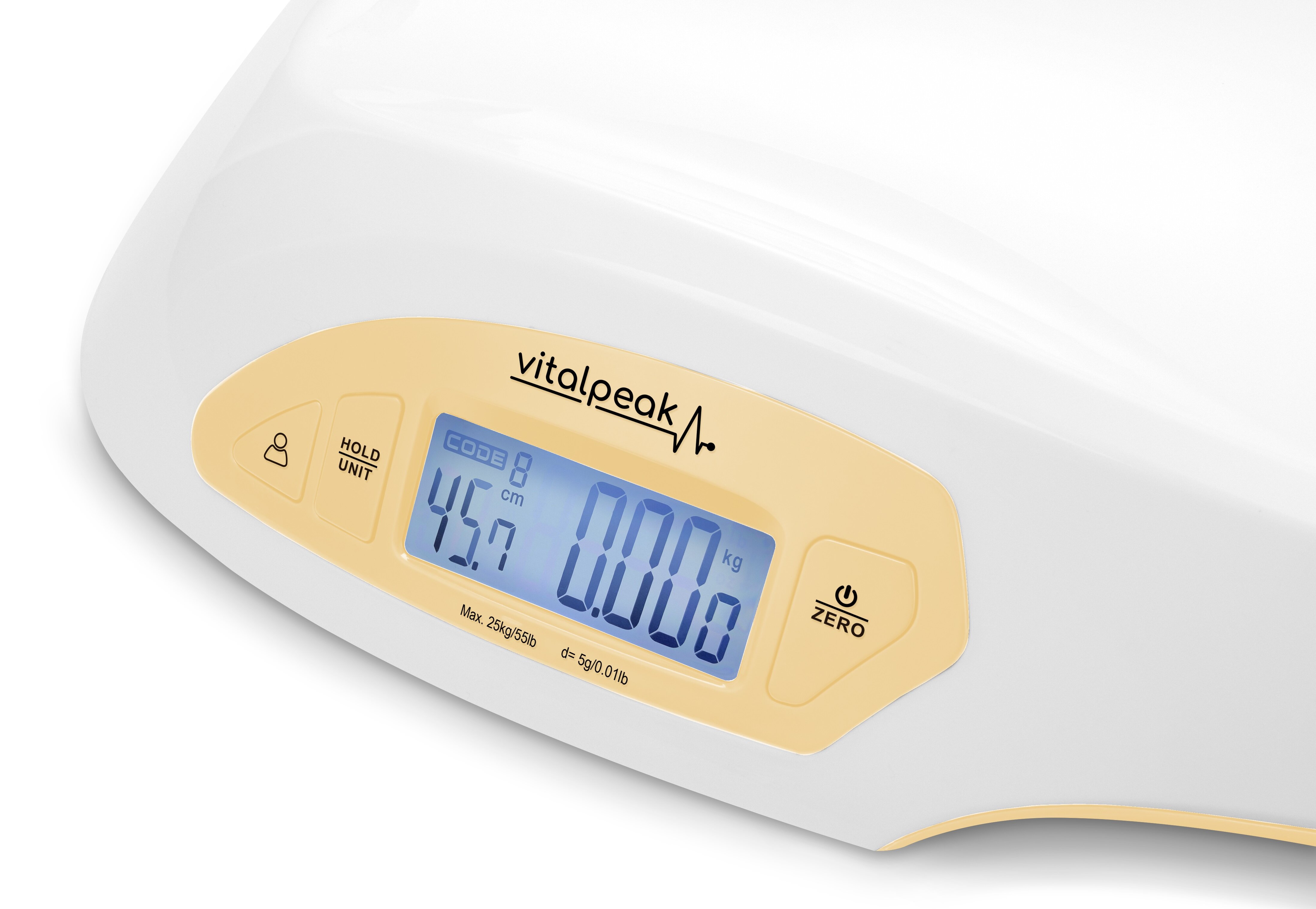 Waga dla niemowląt VITALPEAK VP-BS100 wyraźny wyświetlacz