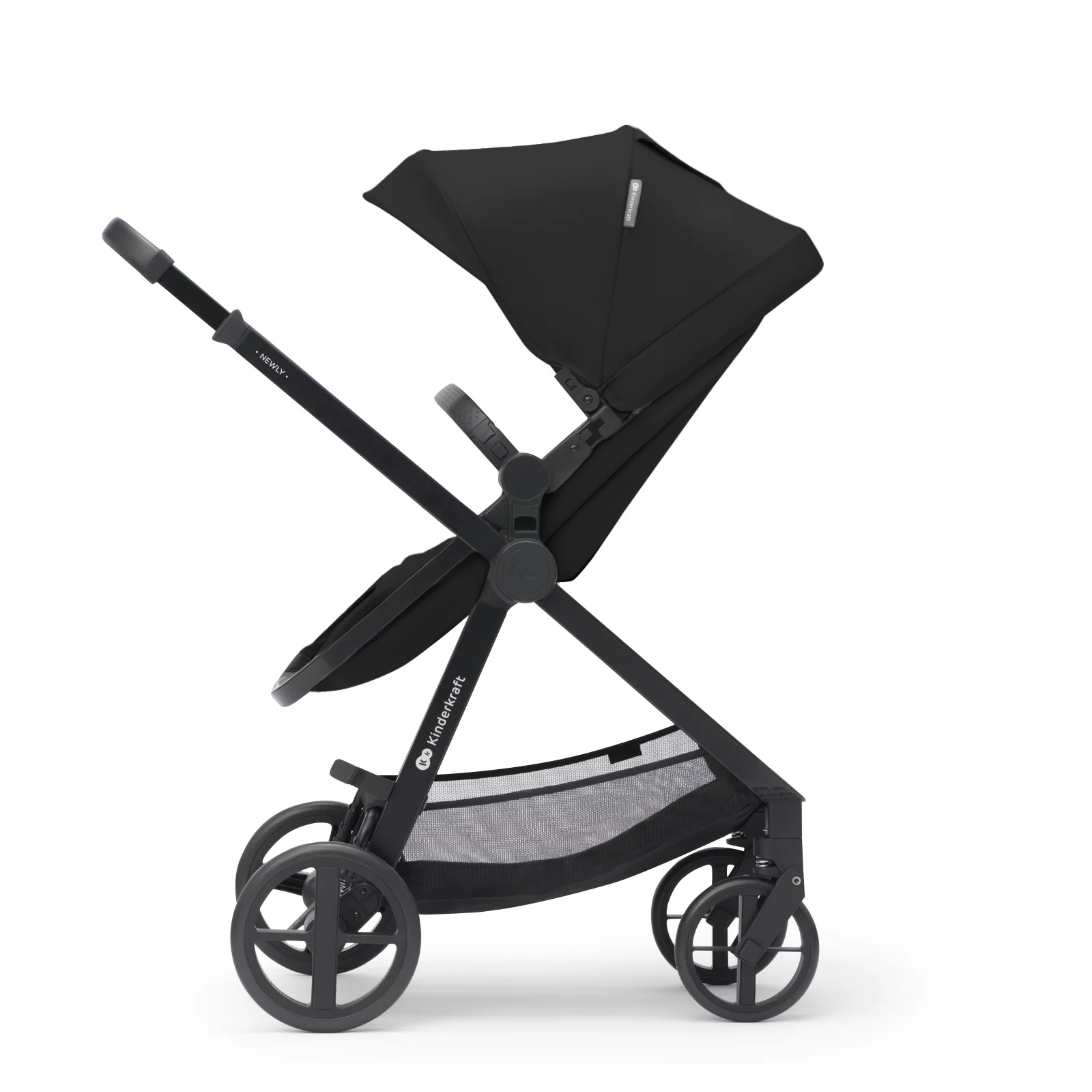 Kinderkraft wózek Newly czarny 4w1