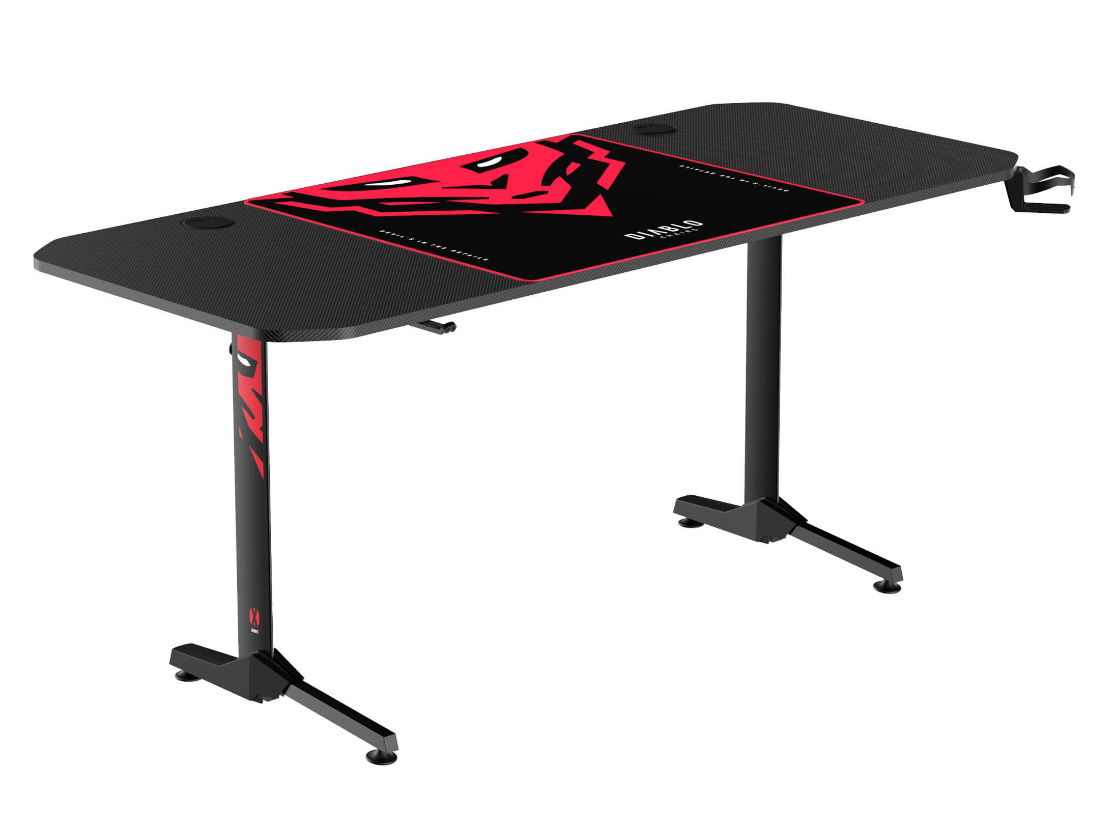 Biurko gamingowe z podkładką DIABLO CHAIRS X MATE 1600