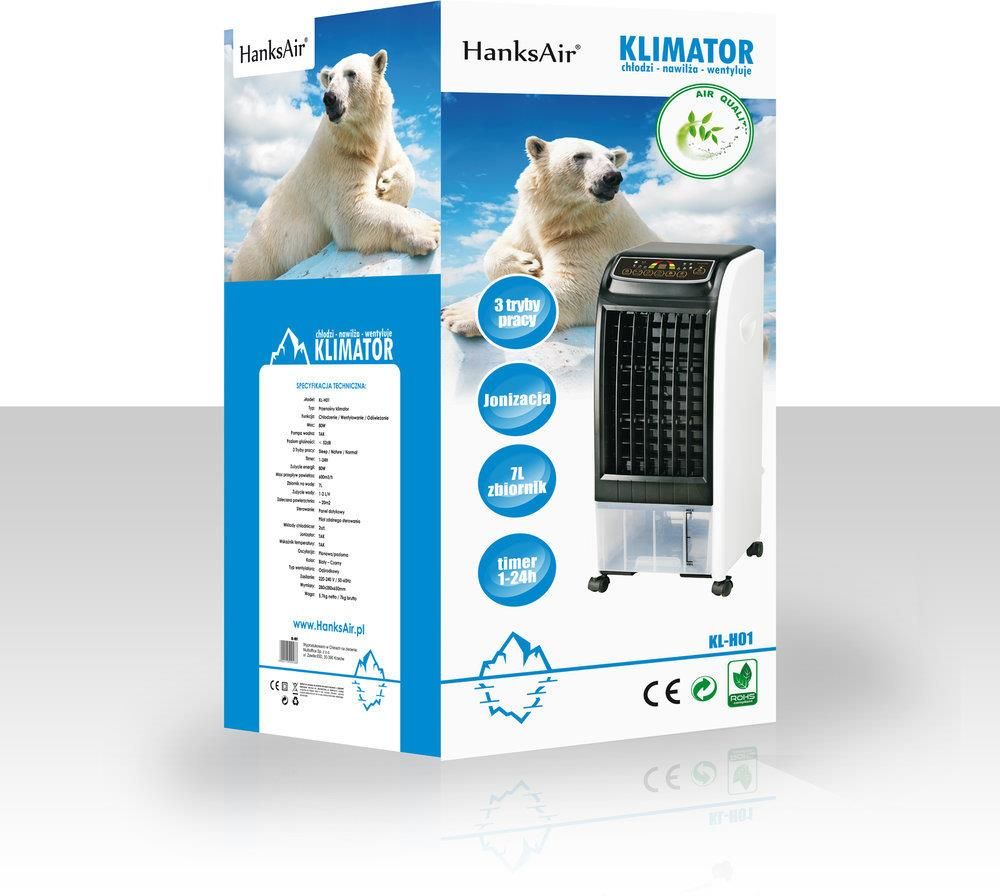 HanksAir KL-H01 tani klimator opakowanie