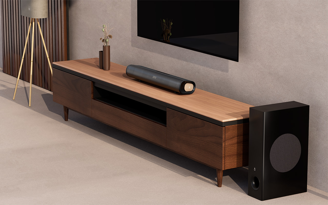 kompaktowy soundbar Creative z 2 trybami