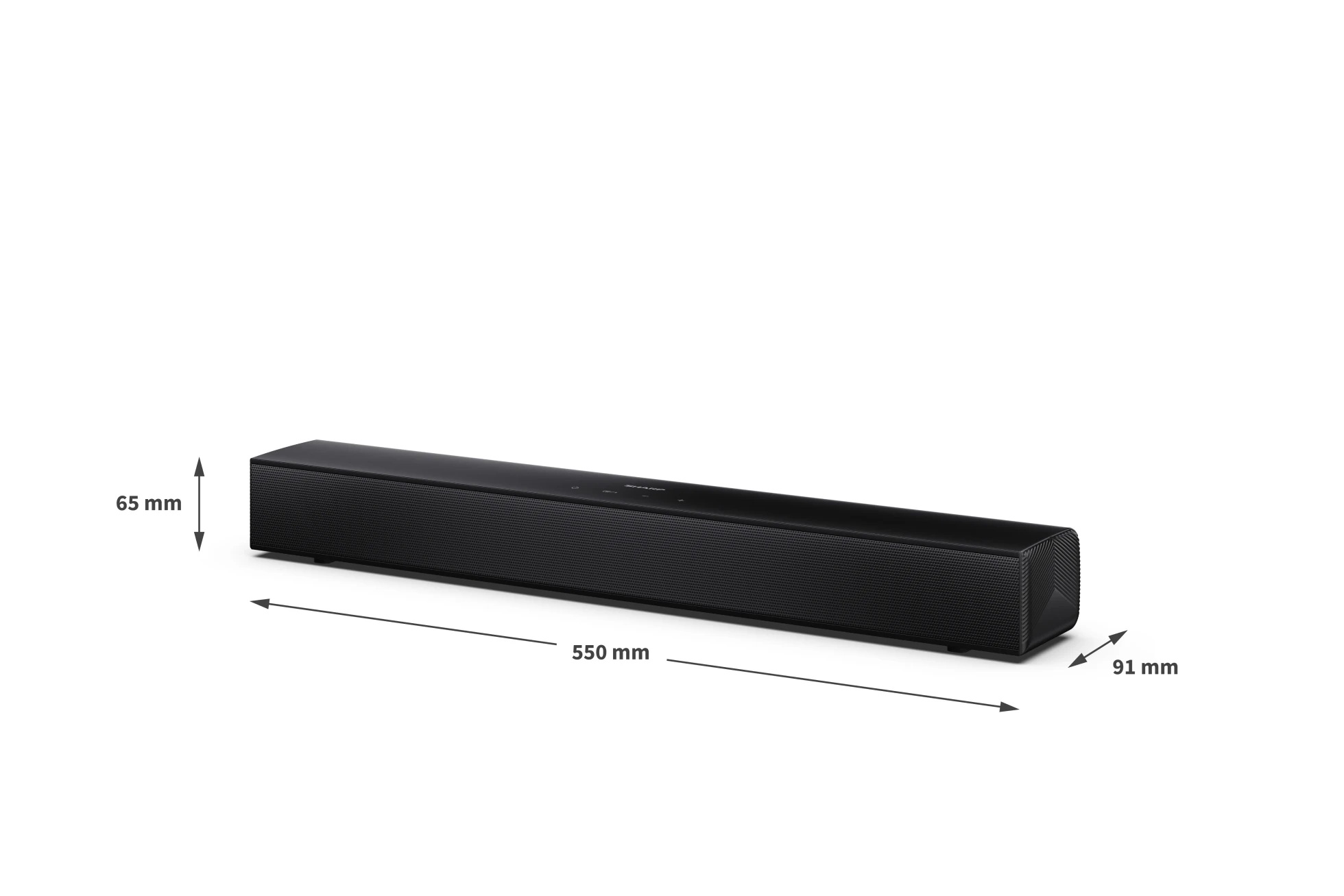 soundbar Sharp wymiary