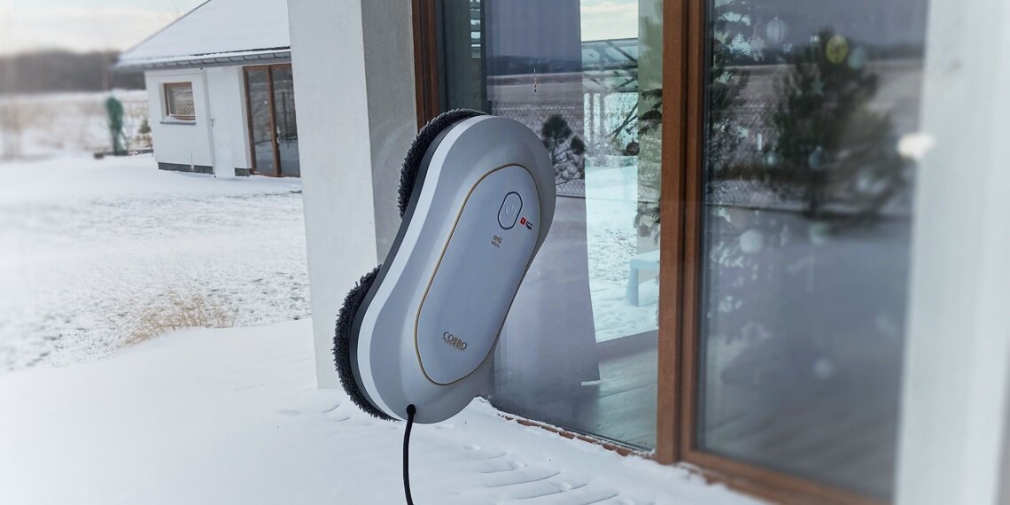 Robot do mycia okien COBBO E6 Slim działanie