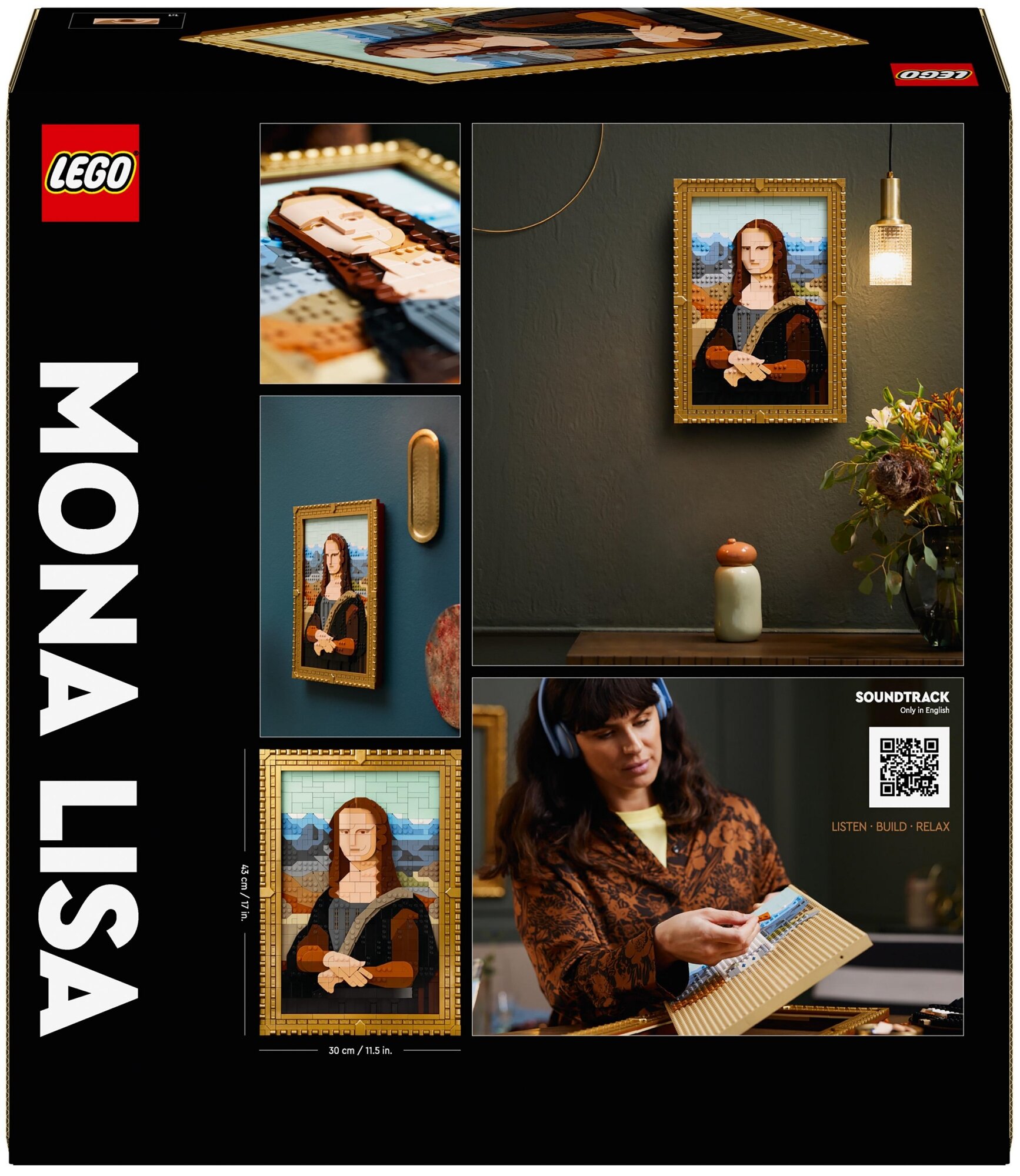 LEGO 31213 Art Mona Lisa obraz opakowanie tył