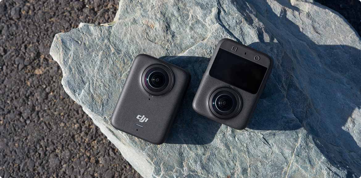 kamery DJI Osmo 360 na skale