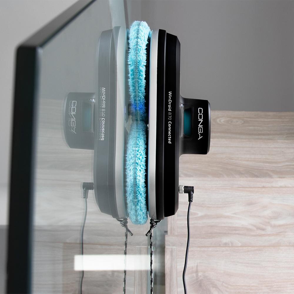 Robot do mycia okien CECOTEC Conga WinDroid 870 Connected T działanie