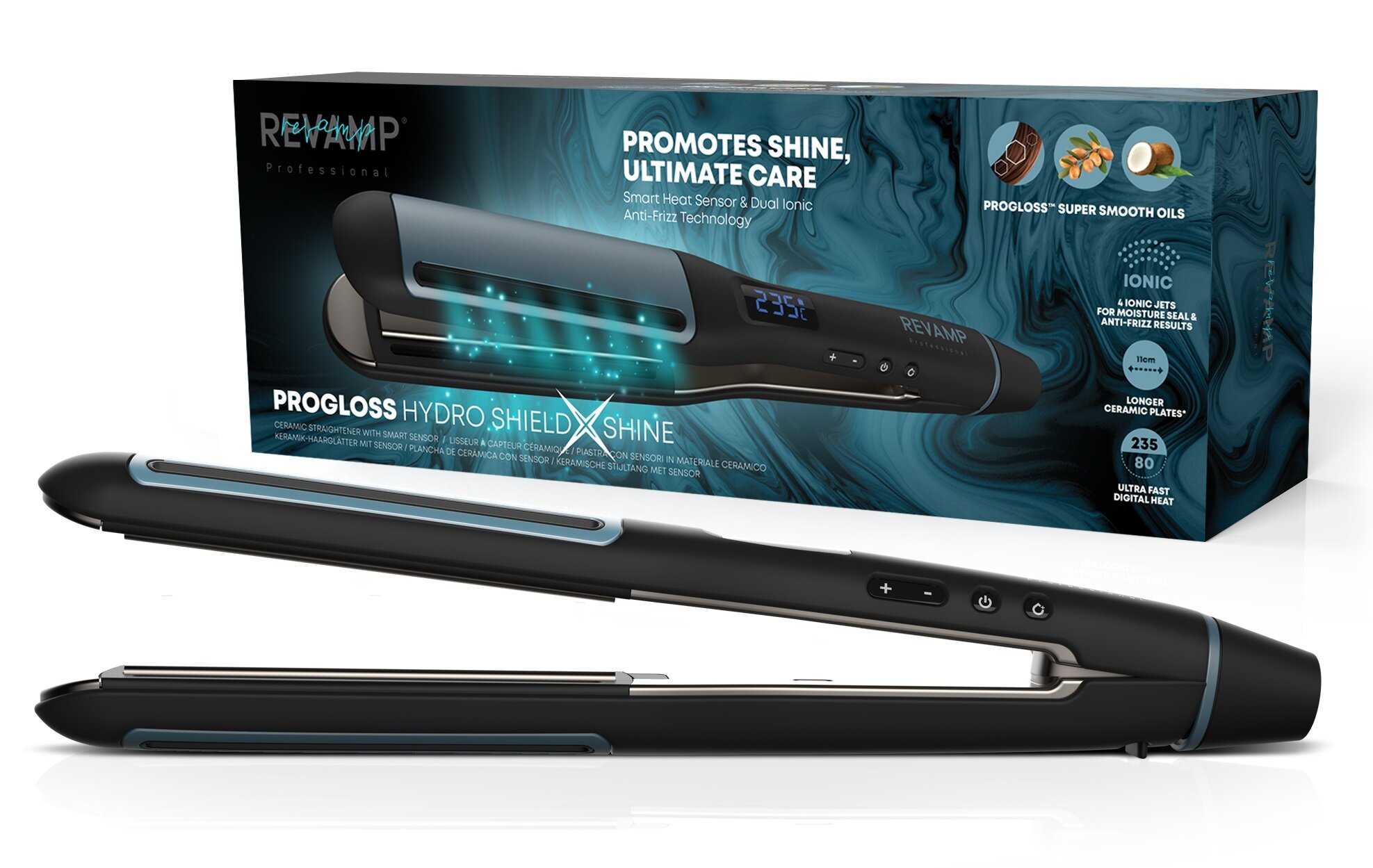 Prostownica REVAMP ST-1800 wygląd opakowanie