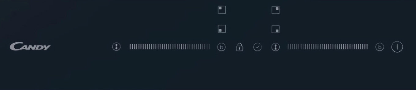 Płyta indukcyjna CANDY CDTP644SC/E1 sterowanie