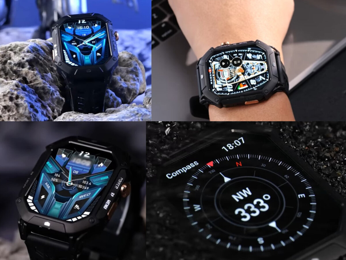 Smartwatch CUBOT X1 Czarny z kompasem