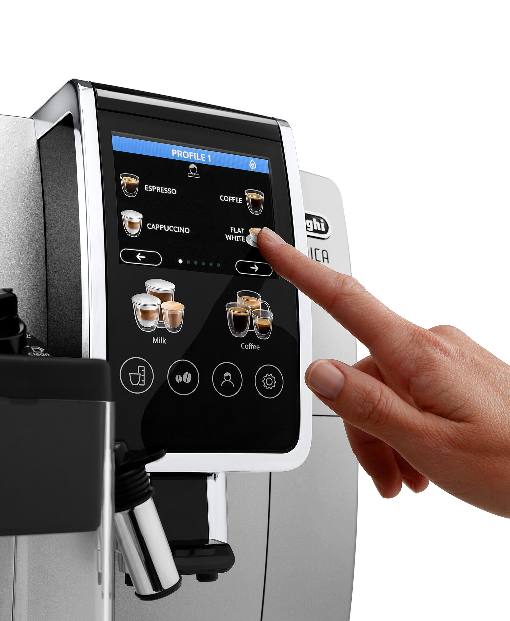 Ekspres DELONGHI ECAM380.85.SB wyświetlacz