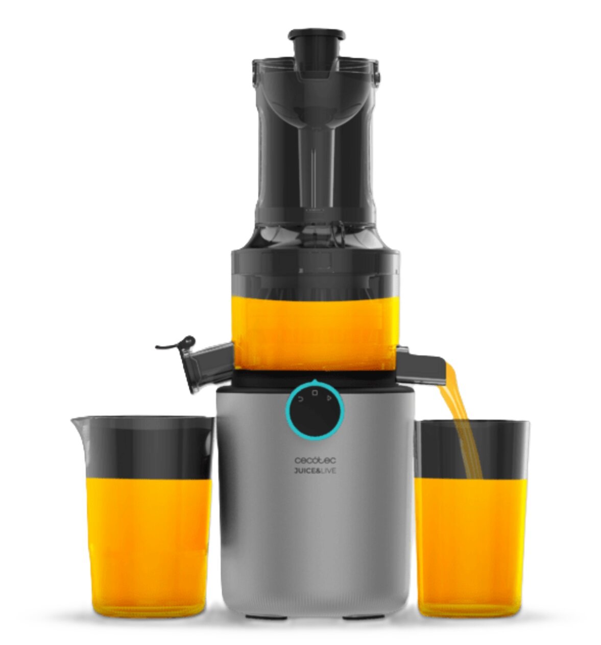 Wyciskarka wolnoobrotowa CECOTEC Juice&Live 1500 Slim pojemniki