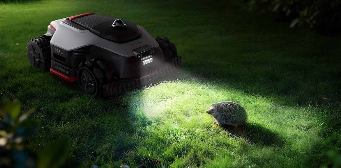 DREAME A3 AWD Pro 3500 wykrywa jeża w nocy