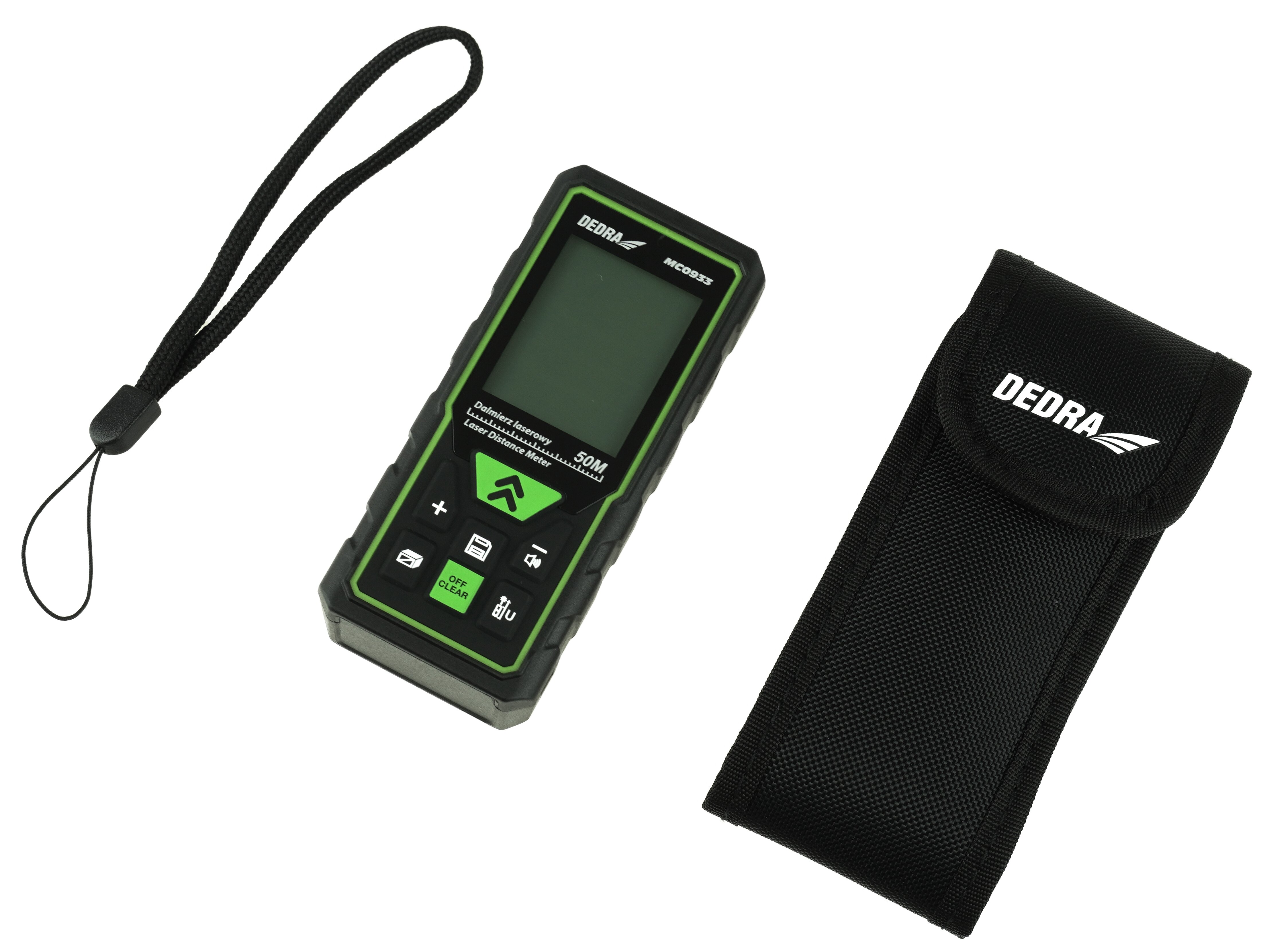 Dalmierz laserowy DEDRA MC0933 komplet