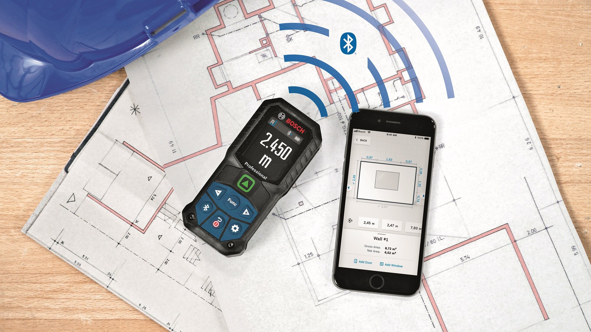 BOSCH GLM 50-27 CG dalmierz z Bluetooth