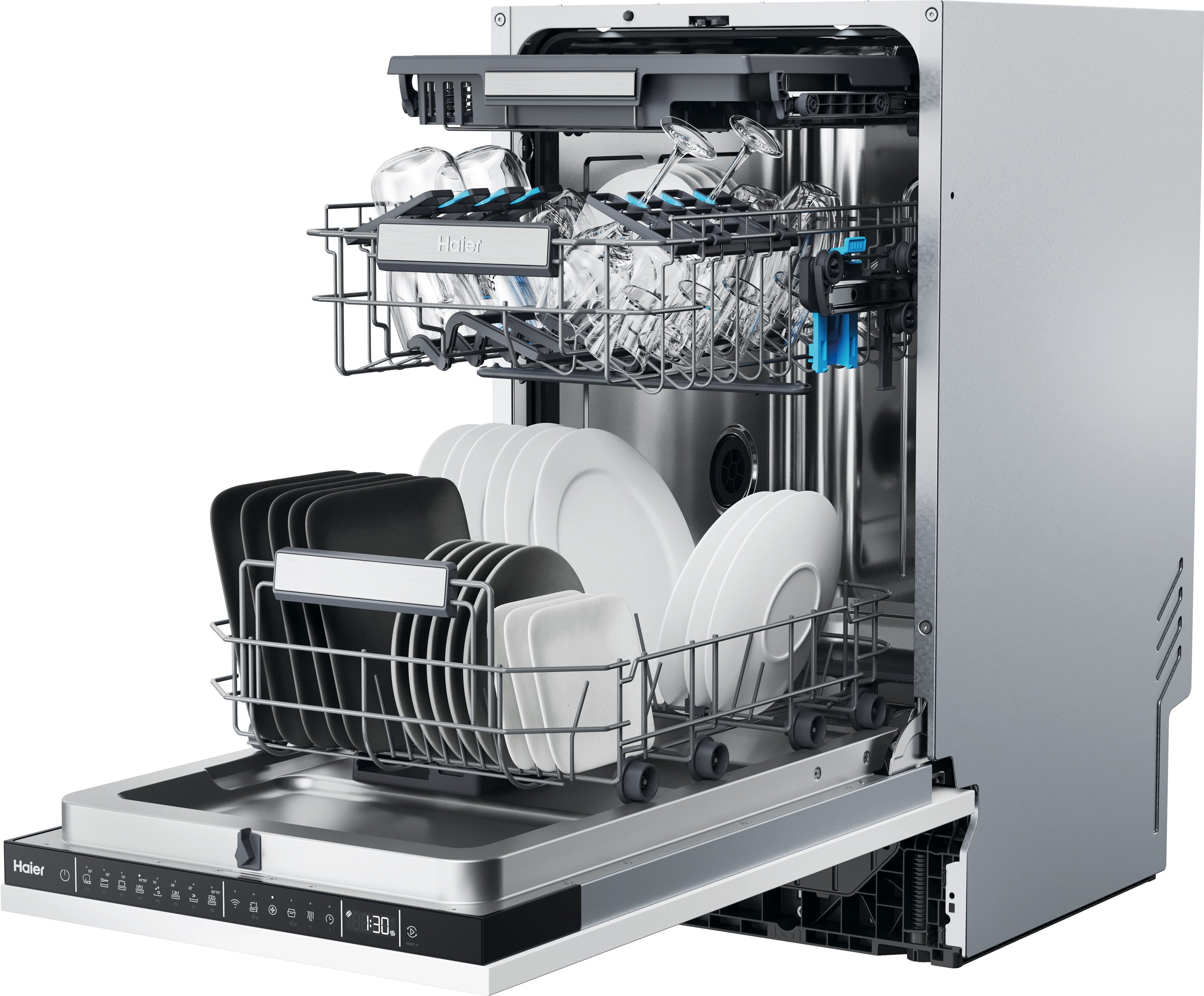 Zmywarka HAIER XI1C1TB4LPCFB pełna