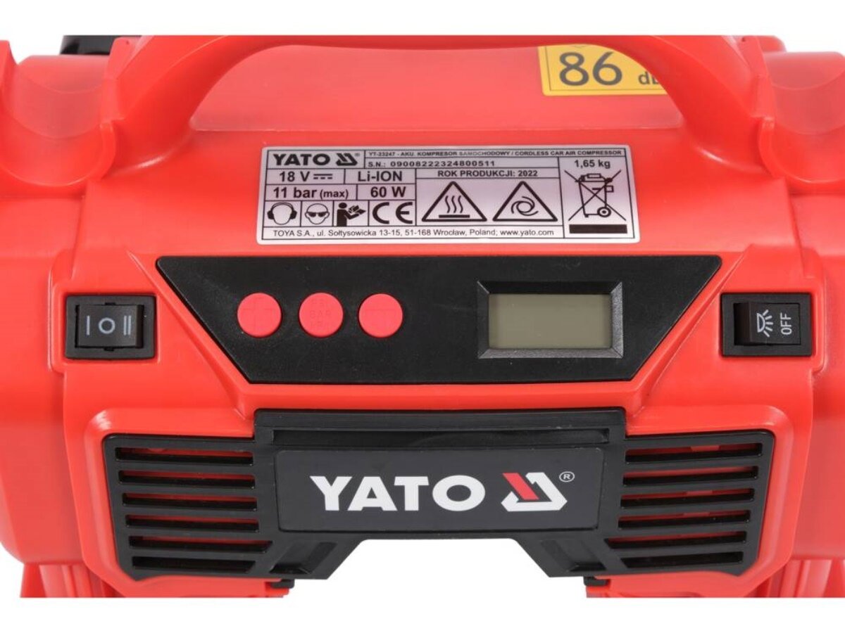 YATO YT-23247 elementy sterujące